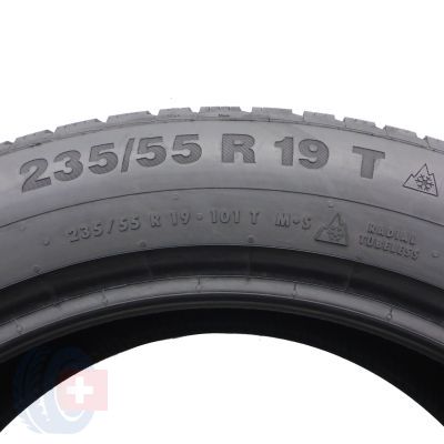 5. Opony 235/55 R19 2x CONTINENTAL 101T Seal WinterContact TS850P Zimowe 2022 6,8-7,3mm