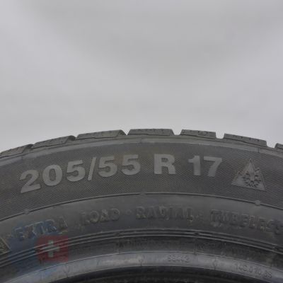 6. Opony 205/55 R17 2x CONTINENTAL 95H XL ContiWinterContact TS 830 P RSC Zimowe 2022/23