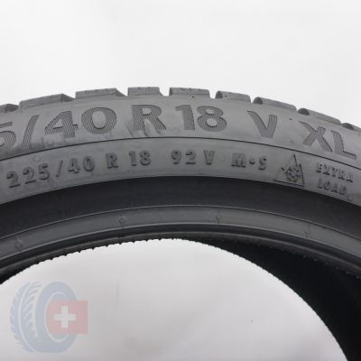 8. Opony 225/40 R18 4x CONTINENTAL 92V XL WinterContact TS 870 P Zimowe 2025 8,7-7,8mm