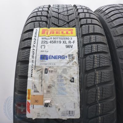 2. Opony 225/45 R19 2x PIRELLI 96V XL Winter Sottozero 3 RFT BMW Zimowe 2024