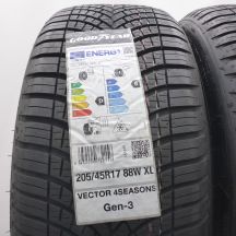 2. Opony 205/45 R17 2x GOODYEAR 88W XL Vector 4Seasons Gen-3 Wielosezonowe 2022 