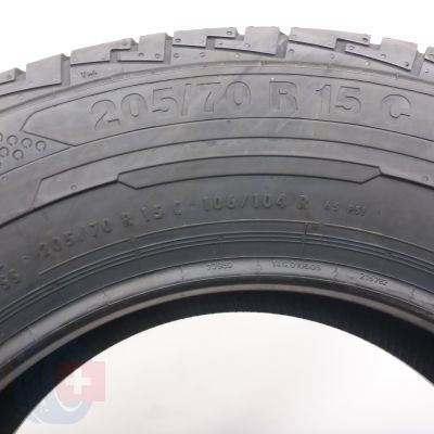 7. Opony 205/70 R15C 4 x CONTINENTAL 106/104R ContiVanContact 100 Letnie 2021  