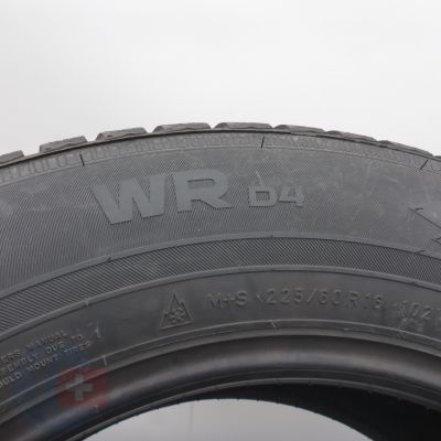 6. Opony 225/60 R16 4x NOKIAN 102V XL WR D4 Zimowe 2016 