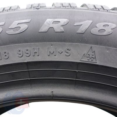 2. Opony 215/55 R18 2x PIRELLI 99H XL Winter 2 Cinturato Zimowe 2021 Jak Nowe 7,2mm