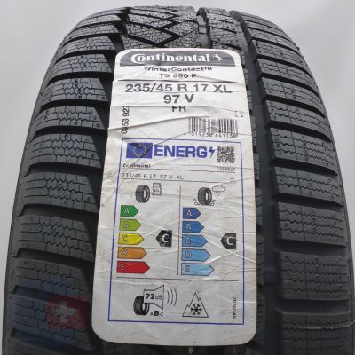Opona 235/45 R17 1x CONTINENTAL 97V XL WinterContact TS 850 P Zimowa 2022
