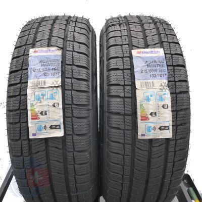 4. Opony 215/60 R16C 4x BFGOODRICH 103/101T Activan Winter Zimowe 2019 Jak Nowe Nieużywane