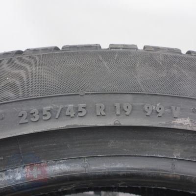 6. Opony 235/45 R19 2x CONTINENTAL 99V XL ContiWinterContact TS 830 P M0 Zimowe 2022
