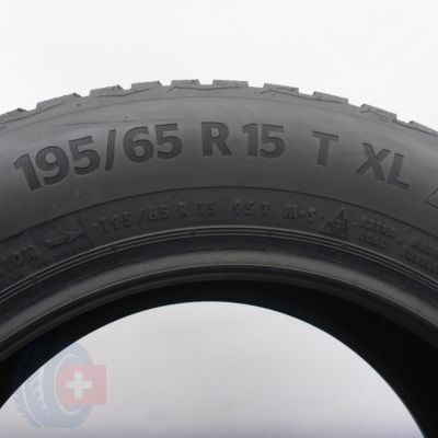 4. Opona 195/65 R15 1x CONTINENTAL 95H XL WinterContact TS 870 Zimowa 2022 7mm