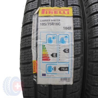 4. 2 x PIRELLI 185/75 R16 C 104/102R Carrier Winter Zima  2014 