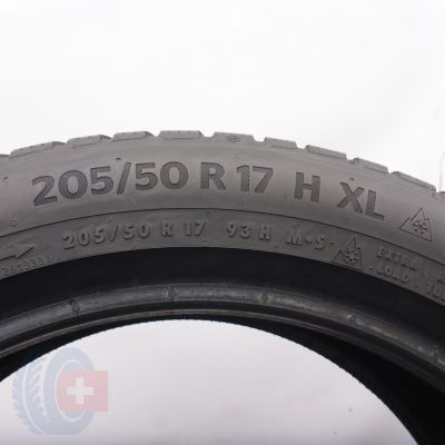 5. Opony 205/50 R17 2x CONTINENTAL 93H XL WinterContact TS870P Zimowe 2021 7,5mm