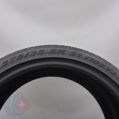 4. Opony 275/35 R21 2x PIRELLI 103Y XL BL PZero Letnie 2019 6,2mm