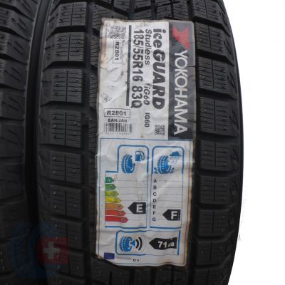 2. 2 x YOKOHAMA 185/55 R16 83Q Ice Guard iG60 Zima 2018 