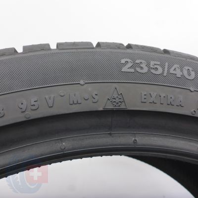2. Opony 235/40 R18 2x CONTINENTAL 95V XL ContiWinterContact Ts830P Zimowe 2024 6,5-7mm