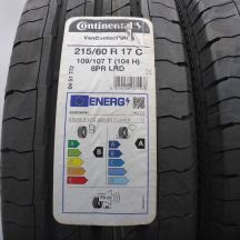 2. Opony 215/60 R17C 2x CONTINENTAL 109/107T VanContact Ultra Letnie 2022 Nieużywane 