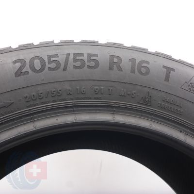 3. Opona 205/55 R16 1x CONTINENTAL 91T WinterContact Ts870 Zimowa 2021 8mm