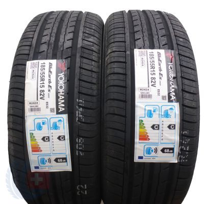 6. 4 x YOKOHAMA 185/55 R15 82V BluEarth- Es ES32 Lato 2020 Jak Nowe