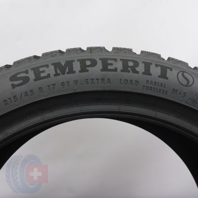 6. Opony 215/45 R17 4x SEMPERIT 91V XL Speed-Grip5 Zimowe 2023, 2024 6,8-7,8mm