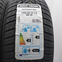 3. Opony 195/55 R15 4x ESA TECAR 85H SuperGrip Pro Zimowe 2019 