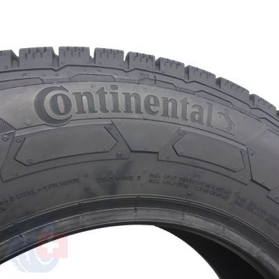 4. 4 x CONTINENTAL 195/75 R16C 107/105R VanContact Winter 2021 Zima 6,2-7mm