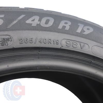 3. Opony 265/40 R19 2 x MICHELIN 98V Pilot Alpin PA4 NO Zimowe 2017 Jak Nowe
