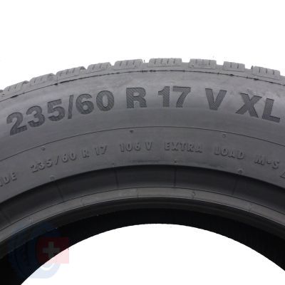 2. 1 x CONTINENTAL 235/60 R17 106V XL WinterContact Ts850P Zima 2021 Jak Nowa Nieużywana