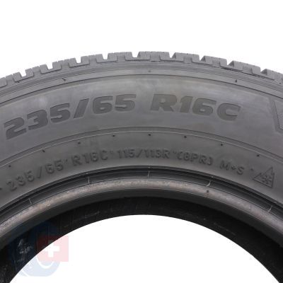9. 2 x PIRELLI 235/65 R16C 116/113R Carrier Winter 2015 Zima 6,2-6,8mm