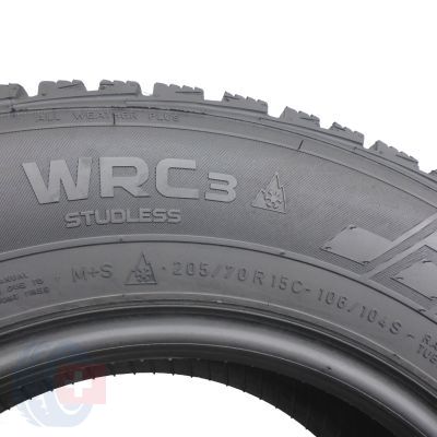 5. 4 x NOKIAN 205/70 R15C 106/104S WR C3 Zima 2019 Jak Nowe 7-8mm