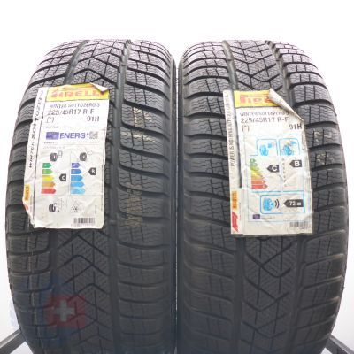 4. Opony 225/45 R17 4x PIRELLI 91H Winter Sottozero 3 RFT Zimowe 2020