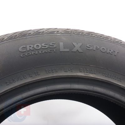 5. Opony 245/60 R18 2x CONTINENTAL 105H CrossContact LX Sport M+S Letnie 2019 
