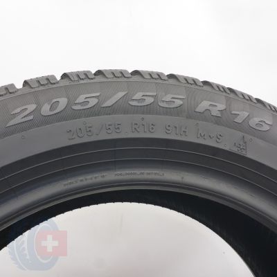 4. Opony 205/55 R16 2x PIRELLI 91H Winter 2 Cinturato Zimowe 2021 7,8-8mm