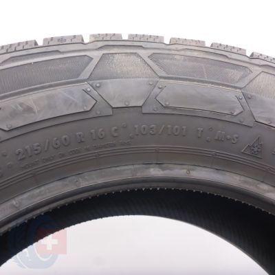 7. Opony 215/60 R16C 2x CONTINENTAL 103/101T VanContact Winter Zimowe 2019/20 