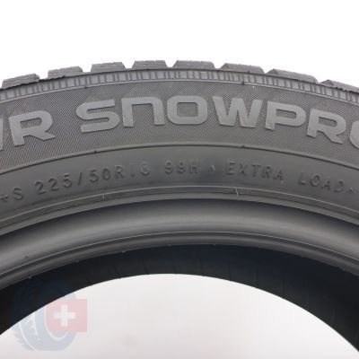 5. Opony 225/50 R18 2x NOKIAN 99H XL WR Snowproof Zimowe 2022 5,2mm