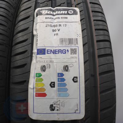 2. Opony 215/65 R17 4x BARUM 99V Bravuris 5HM letnie 2024 Nieużywane