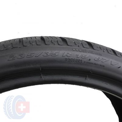 5. 2 x PIRELLI 235/35 R19 87V Sottozero W240 N1 Zima 2016 6.2mm