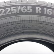 4. Opony 225/65 R16C 2x CONTINENTAL 112/110T VanContact Eco letnie 2021 7,8-8mm