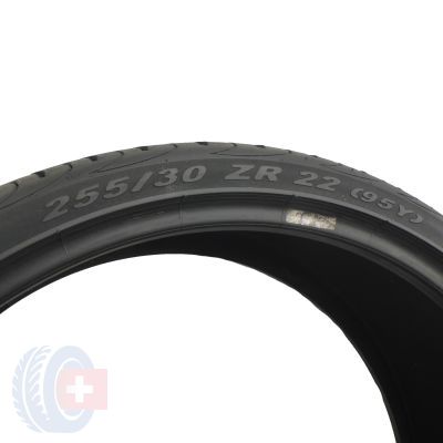 4. 2 x PIRELLI 255/30 ZR22 95Y XL P Zero Nero Lato DOT12 7mm