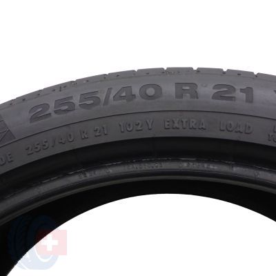 4. 2 x CONTINENTAL 255/40 R21 102Y XL ContiSportContact 5 BMW Seal Lato 6,2mm 2015