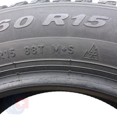 2. Opony 185/60 R15 2x PIRELLI 88T XL Winter Cinturato zimowe 8-8,5mm 2018/19 Jak Nowe