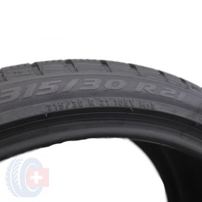 7. 2 x PIRELLI 315/30 ZR21 105V XL Winter Sottozero 3 N0 zima 5.5-6mm