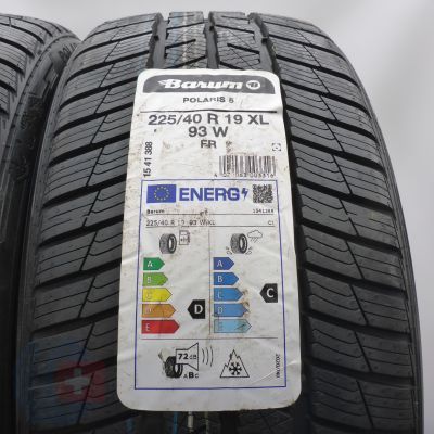 3. Opony 225/40 R19 4x BARUM 93W XL Polaris 5 Zimowe 2021/23 