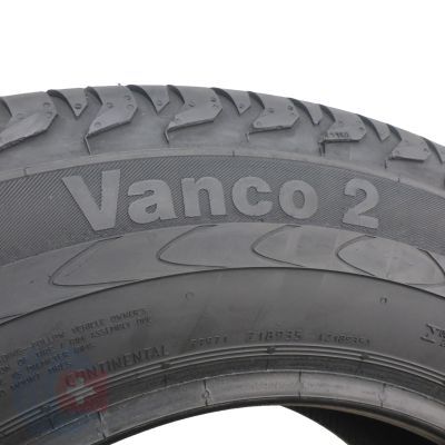 5. 4 x CONTINENTAL 215/65 R15 C 104/102T Vanco 2 Lato 2014/17  7-7.8mm