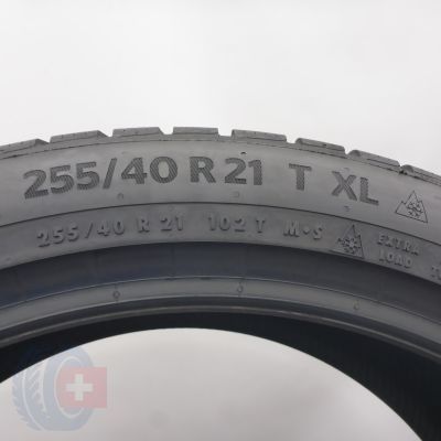 6. Opony 255/40 R21 4x CONTINENTAL 102T XL WinterContact TS 870 P Zimowe 2024 8,2-8mm
