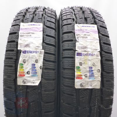 4. Opony 195/75 R16C 4x MICHELIN 107/105R Agilis Alpin Zimowe 2022 