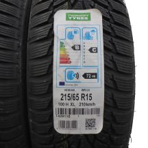 2. 4 x NOKIAN 215/65 R15 100H XL WRD3 Zima 2014 Jak Nowe Nieużywane 