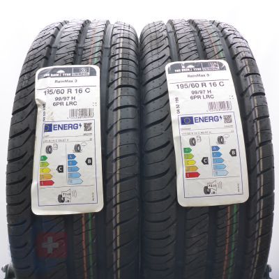 5. Opony 195/60 R16C 4x UNIROYAL 99/97H Rain-Max 3 Letnie 2022 