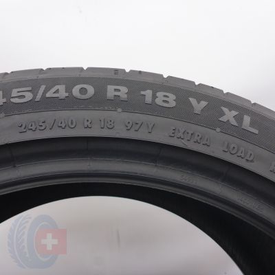 6. Opony 245/40 R18 2x CONTINENTAL 97Y XL ContiSportContact 5 A0 Letnia 2018 6,2mm 