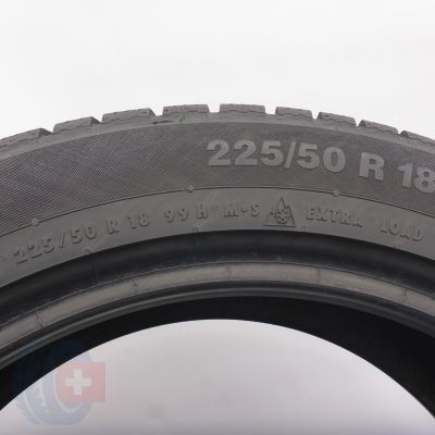 4. Opona 225/50 R18 1x CONTINENTAL 99H XL ContiWinterContact TS 830 P A0 Zimowa 2023 7,5mm