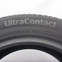 5. Opony 195/50 R15 2x CONTINENTAL 82V UltraContact Letnie 2022 6,8mm
