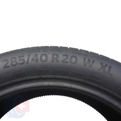 5. 1 x CONTINENTAL 285/40 R20 108W XL EcoContact 6 Q MO Lato 2022 5.2mm