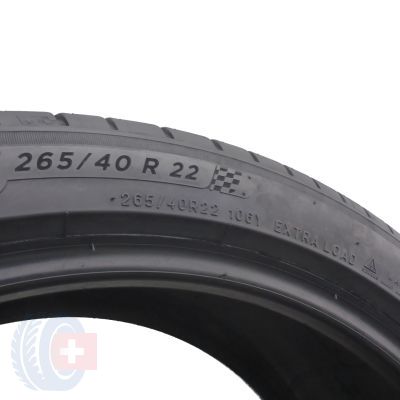 5. 2 x MICHELIN 265/40 R22 106Y XL Pilot Sport 4 SUV GOE Lato 5.5-5.8mm
